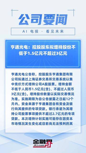 中交设计：短期内继续推出第二轮增持计划，本次拟增持金额为1.5亿至3亿元，体现上市公司控股股东坚定看好上市公司未来成长性和长期价值