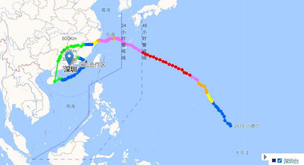 罕见!“沙德尔”停止编号后再度加强为台风 最新路径